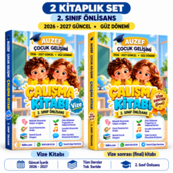 2.Sınıf 6 Ders Önlisans Çalışma Kitabı (GÜZ)